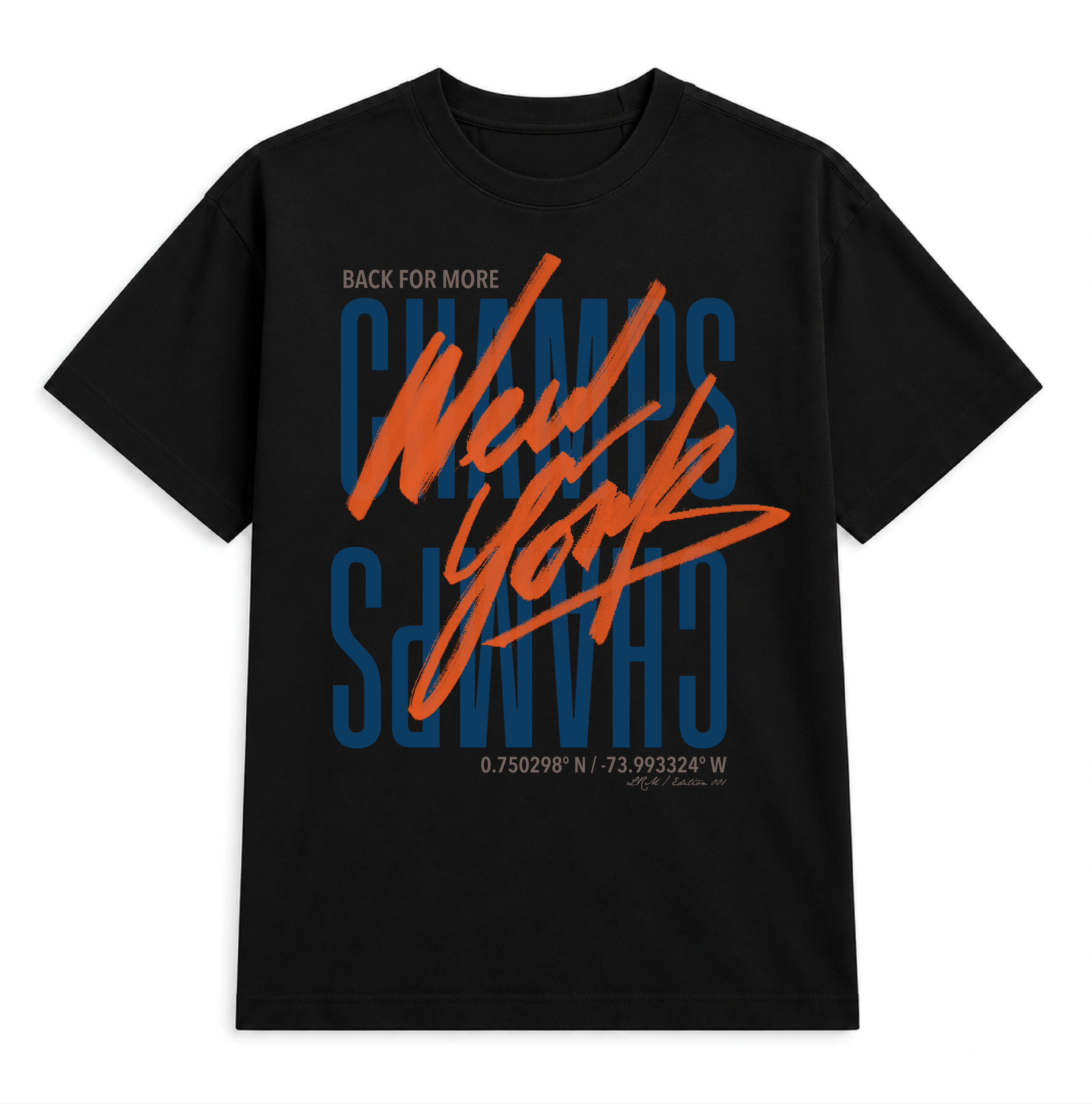 Back For More shirt, front view